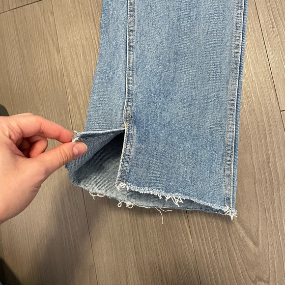 STRAIGHT LEG JEAN WITH SPLIT HEM (S) - Picture 10 of 11